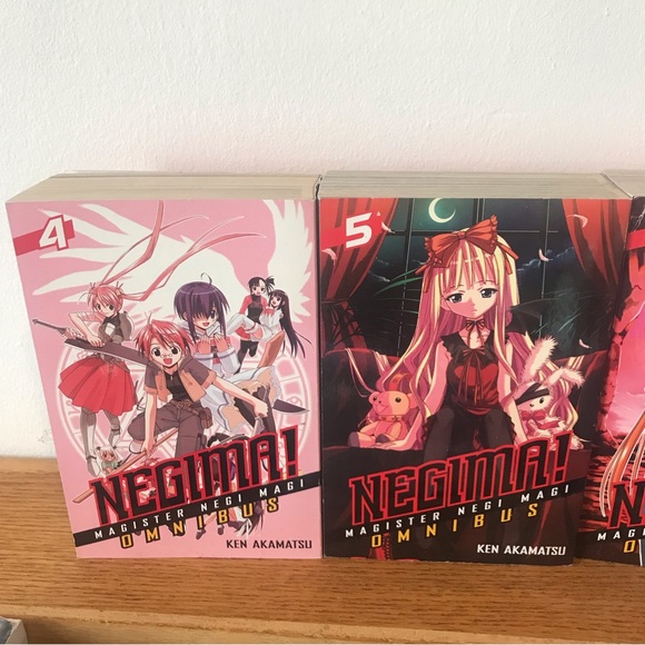 Negima Omnibus manga volumes 4,5,6,9 by ken Akamatsu - Picture 6 of 8